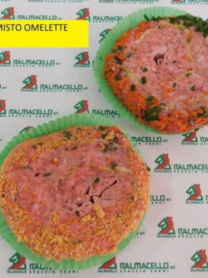 Polpettone misto omelette a fette